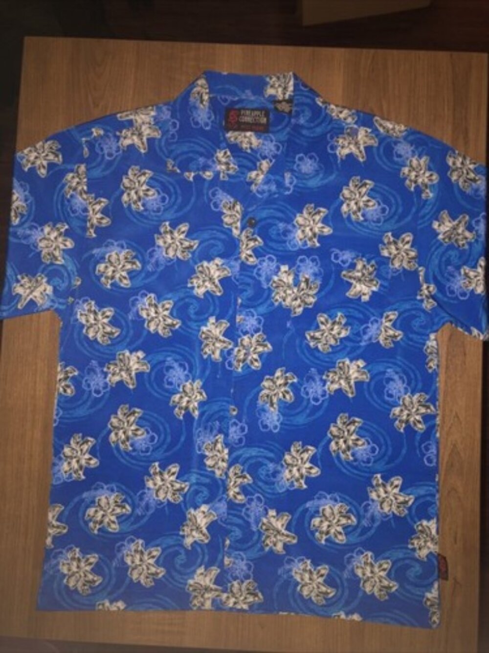 Pineapple Connection MENS Medium Polyester Vtg Hawaiian Shirt NEW Mystic Origins